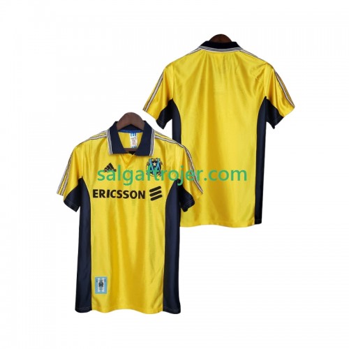 Olympique de Marseille 1999 Fodboldtrøjer Retro 3. sæt 1998 Kort ærmer Olympique de Marseille 1999 Fodboldtrøjer Retro 3. sæt 1998 Kort ærmer